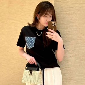 9A++ quality lv louis vuitton monogram pocket t-shirt